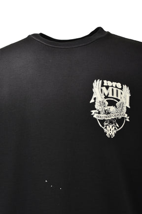 AMIRI EAGLE OVERSIZED TEE / BLK