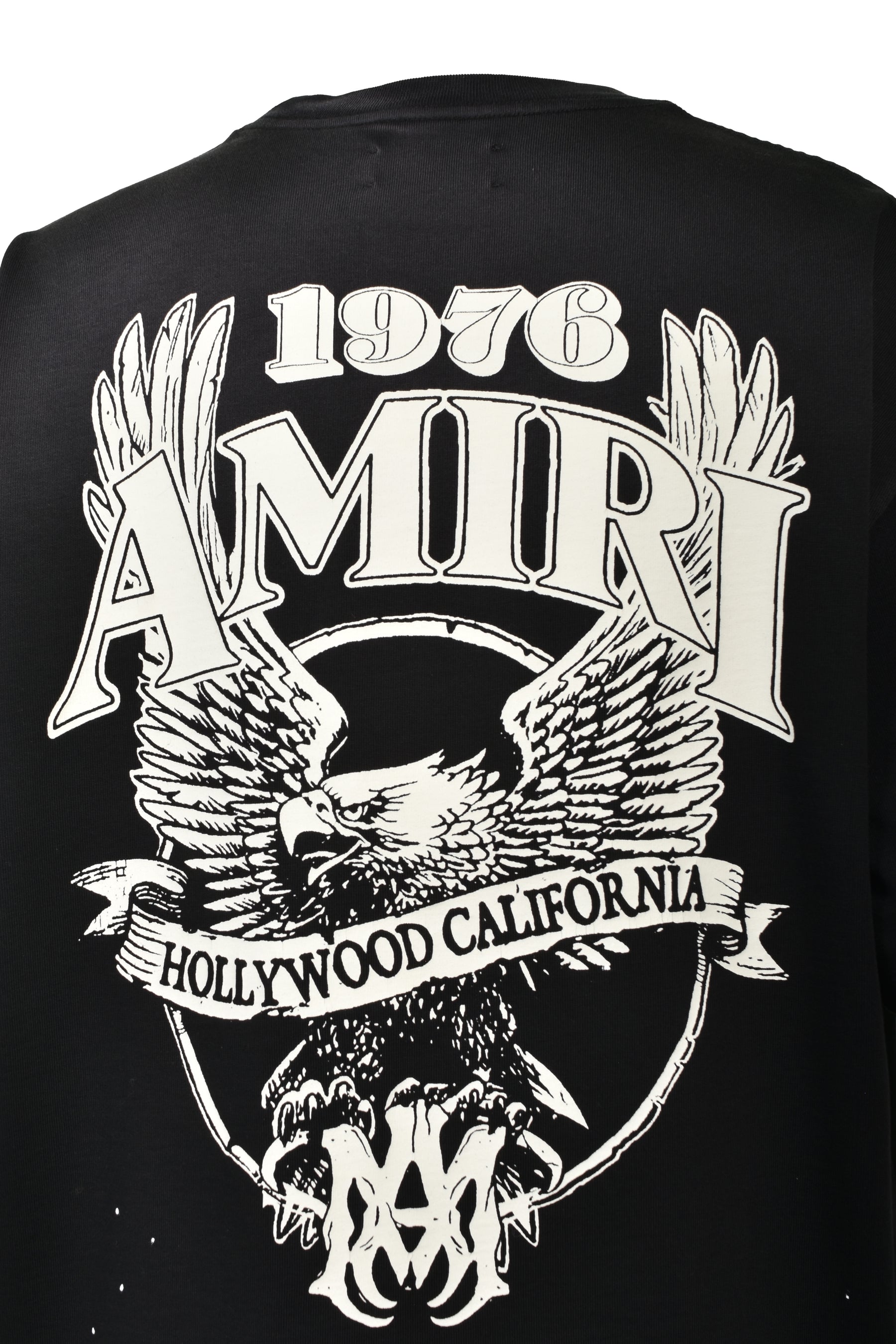 AMIRI EAGLE OVERSIZED TEE / BLK