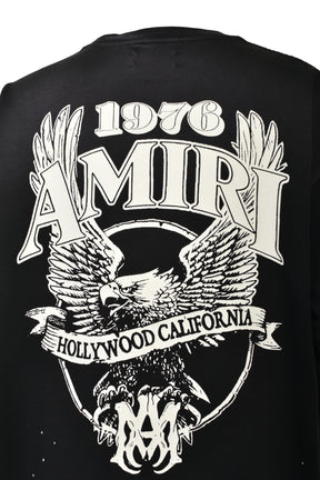 AMIRI EAGLE OVERSIZED TEE / BLK