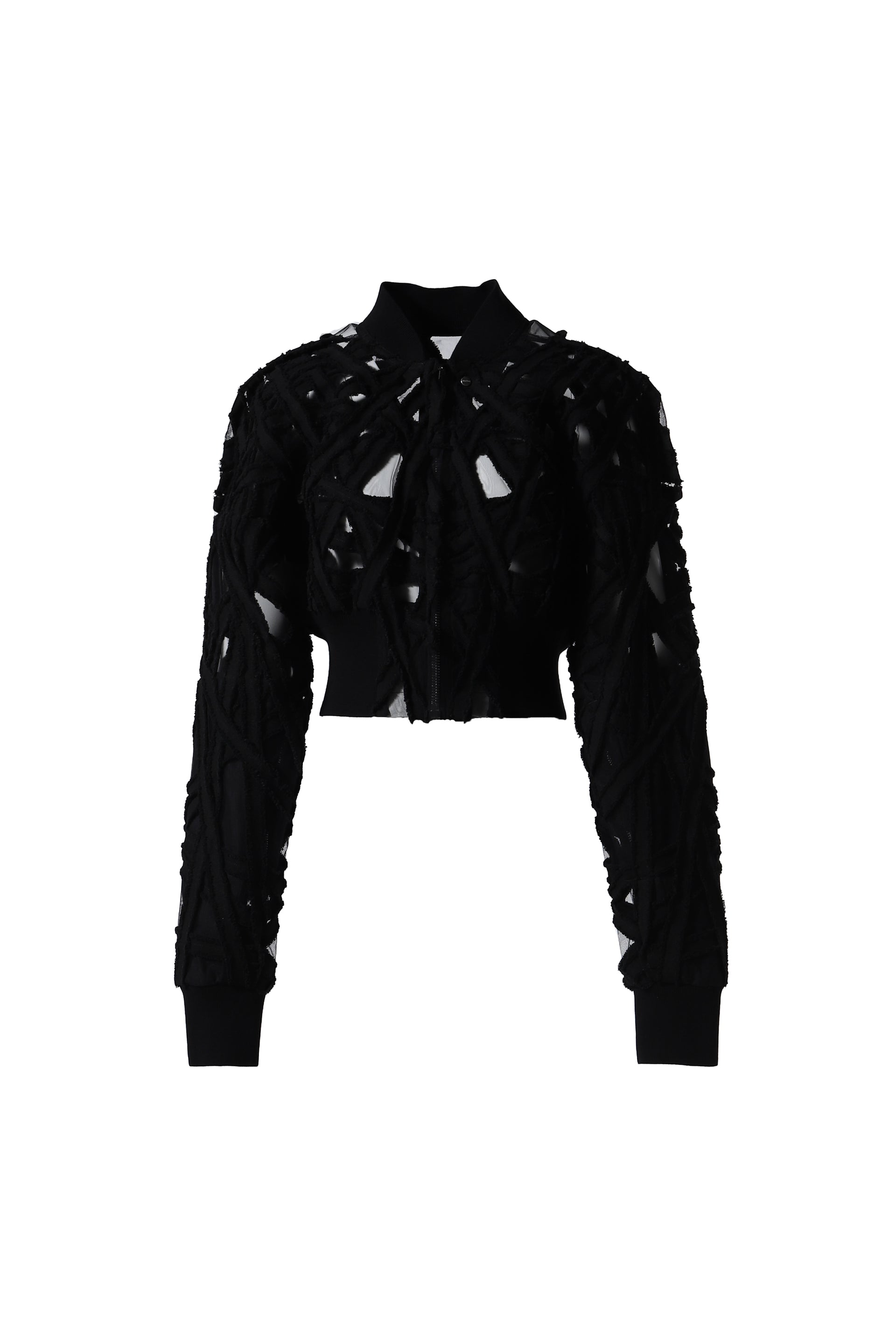 Rick Owens FLIGHT JKT CROPPED / BLK