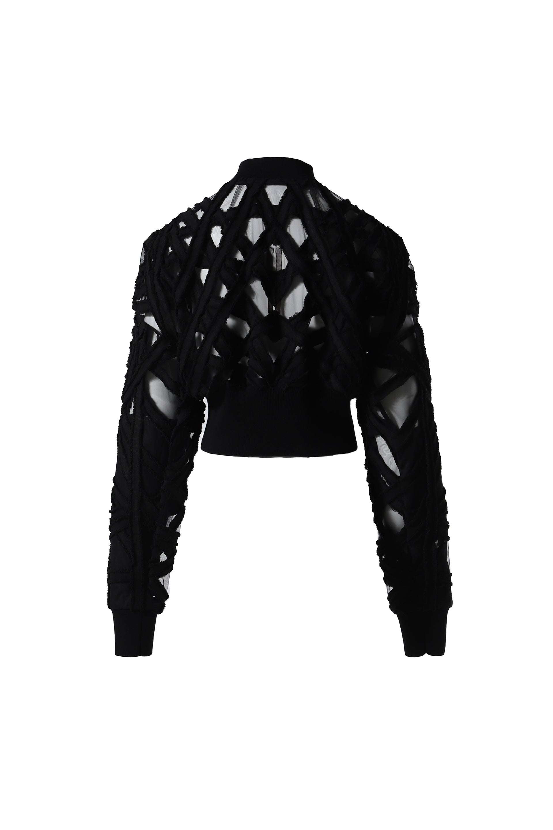 Rick Owens FLIGHT JKT CROPPED / BLK