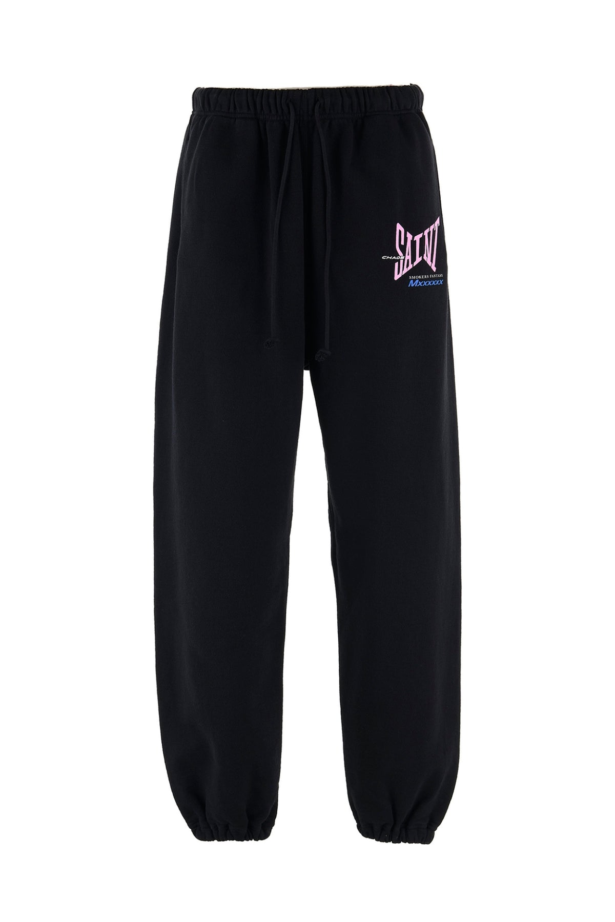 SWEAT PANTS/RIBON SAINT / BLK