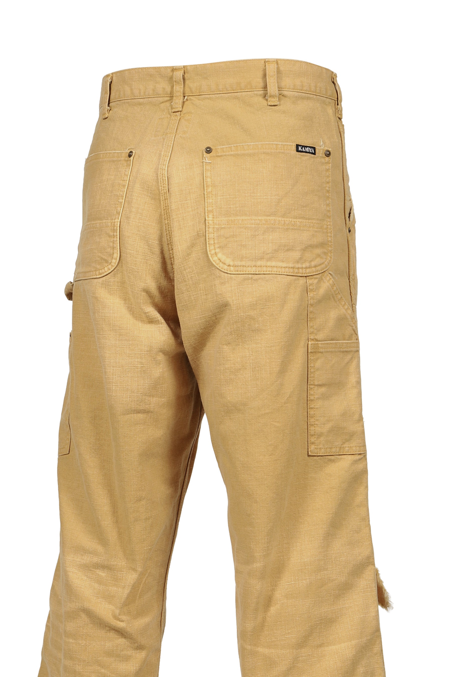 HEAVY SUN-FADED DUCK PAINTER PANTS / BEI
