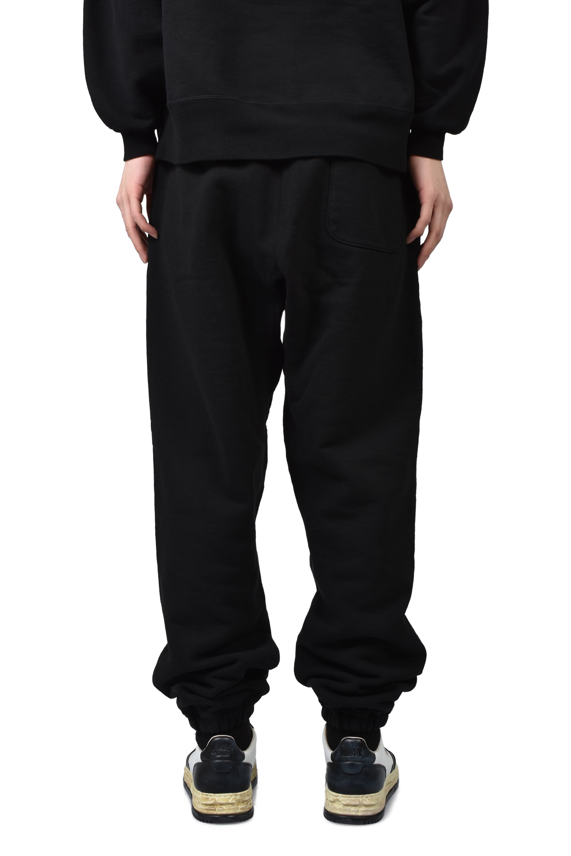 SWEAT PANTS/I LOVE SAINT / BLK