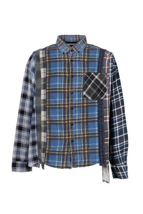 FLANNEL SHIRT -> 7 CUTS WIDE SHIRT / ASSORTED
