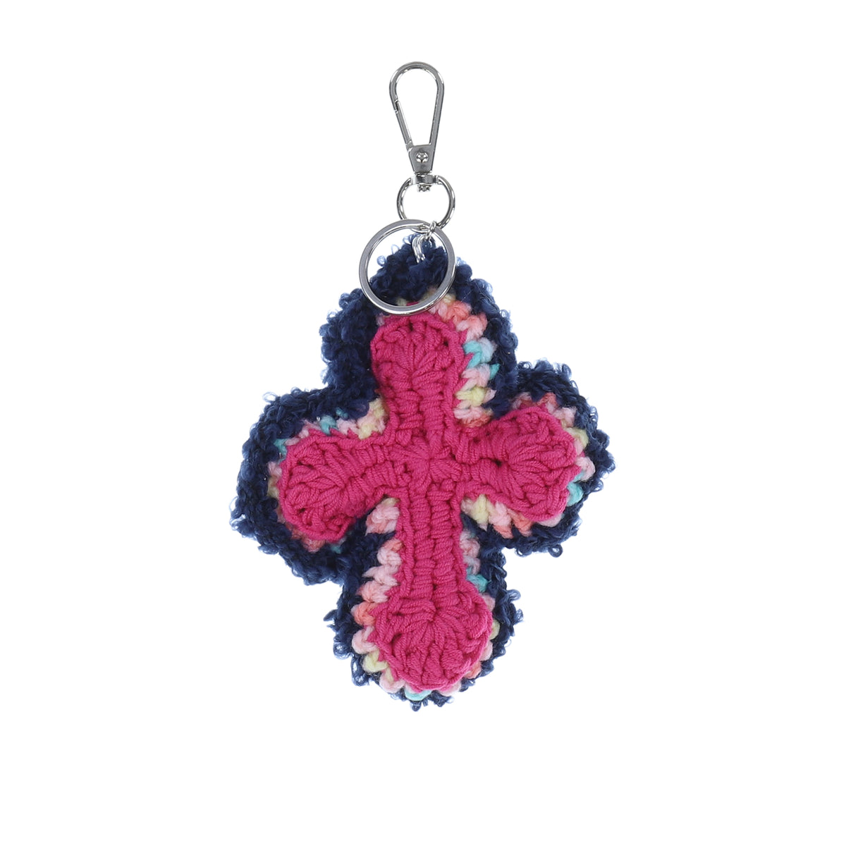 Y.A.R.N. ヤーン SS26 3D CROSS KEYCHAIN / MULTI - NUBIAN ヌビアン