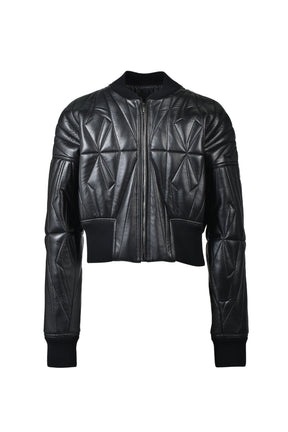 GEOCAMO CROPPED JACKET / BLK