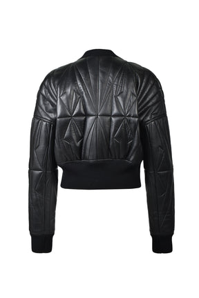 GEOCAMO CROPPED JACKET / BLK