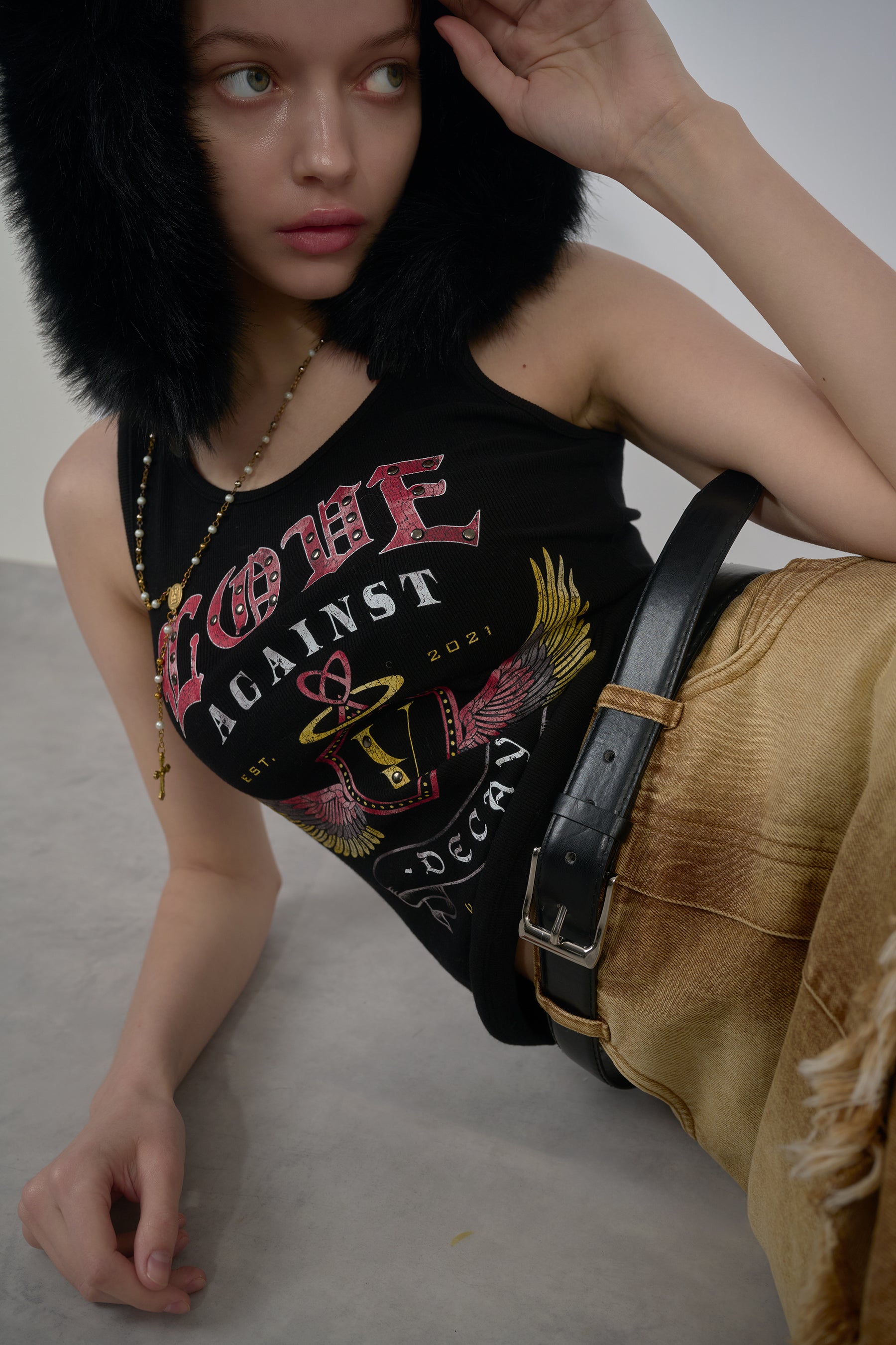 EMBLEM TANKTOP / BLK