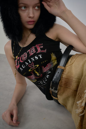 EMBLEM TANKTOP / BLK