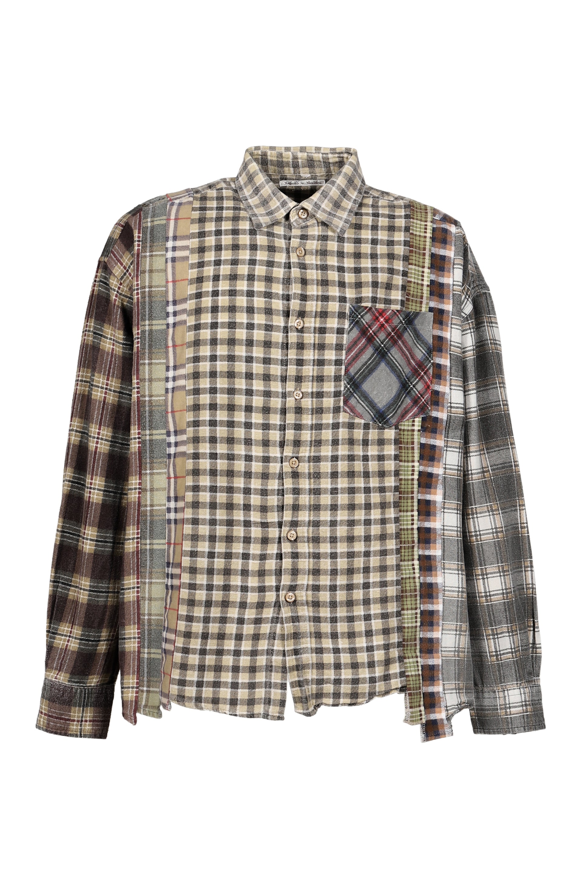 FLANNEL SHIRT -> 7 CUTS WIDE SHIRT / ASSORTED