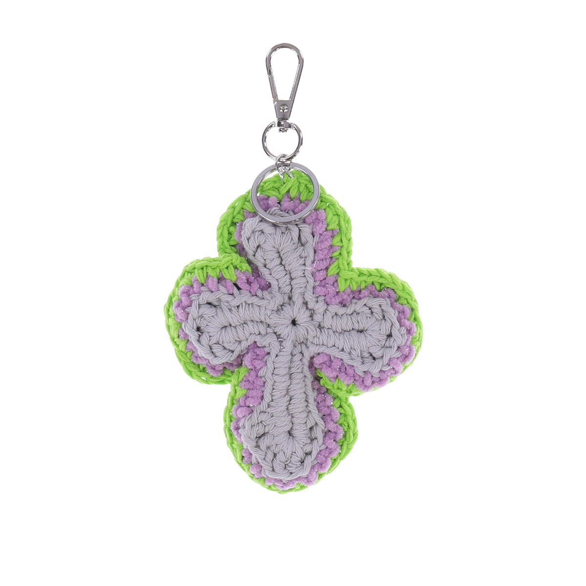 Y.A.R.N. ヤーン SS26 3D CROSS KEYCHAIN / MULTI - NUBIAN ヌビアン