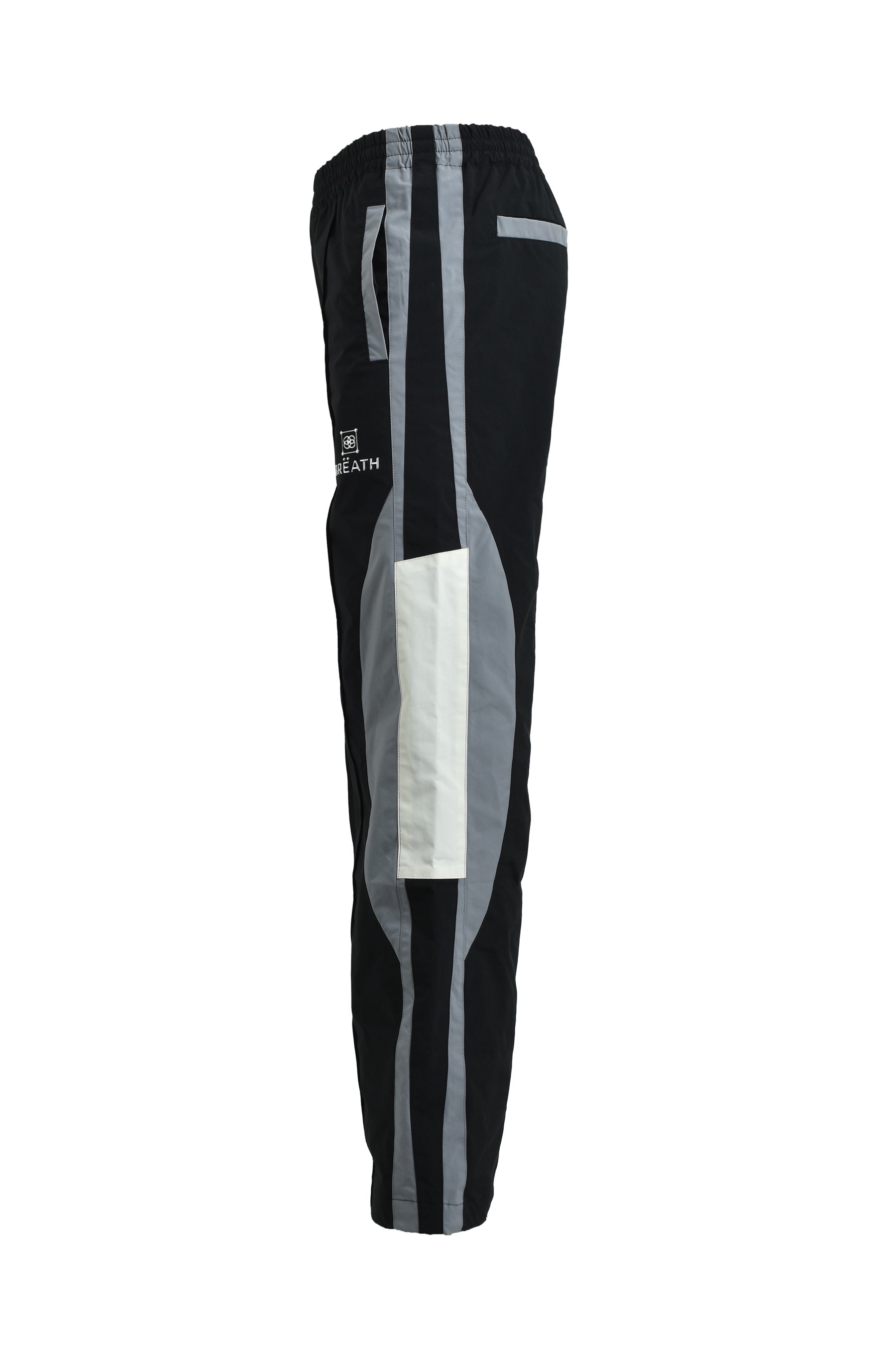 CREST LOGO WARM UP PANTS / BLK 