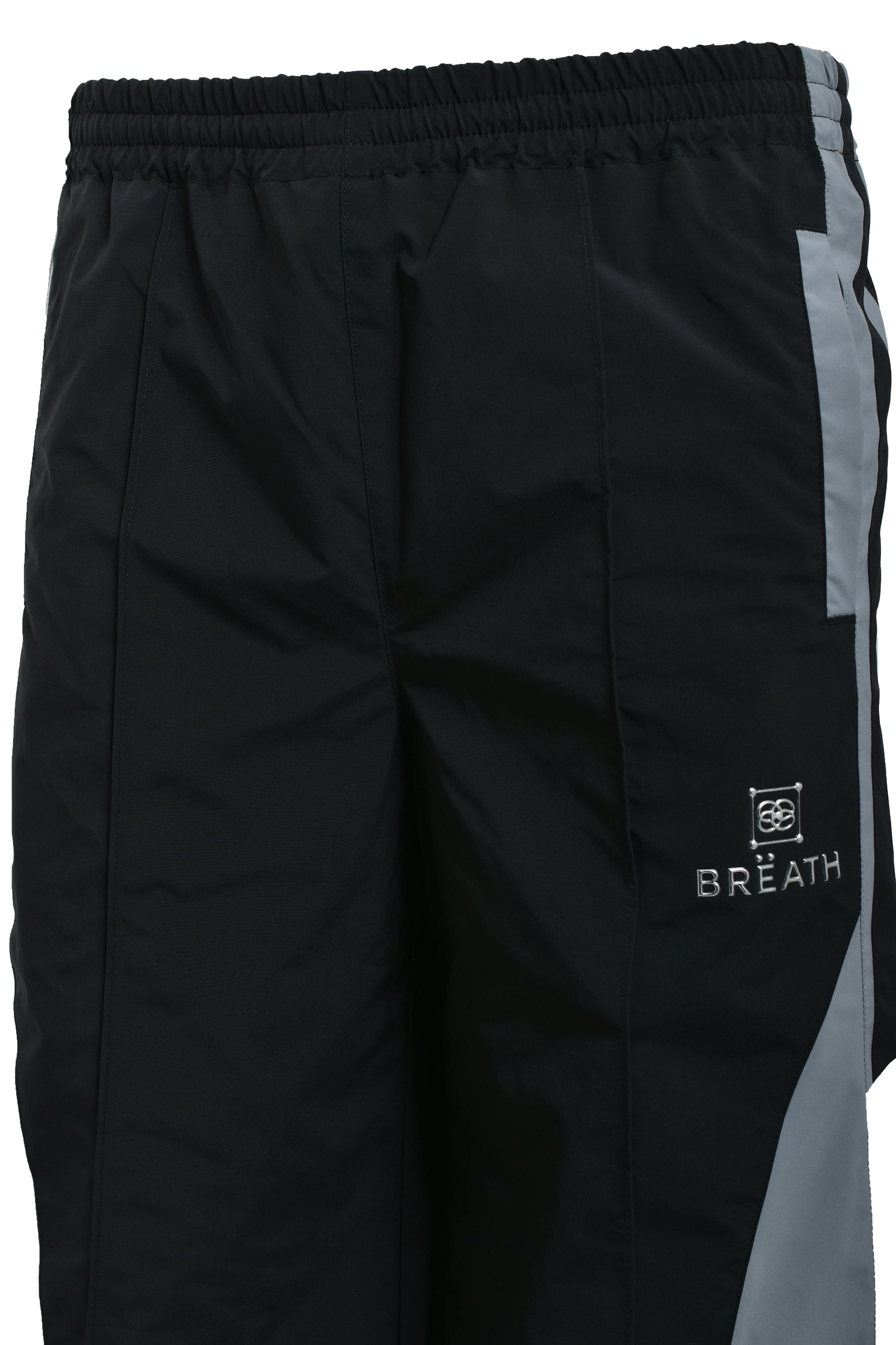 CREST LOGO WARM UP PANTS / BLK 