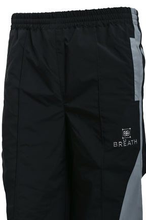 CREST LOGO WARM UP PANTS / BLK 
