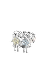 MINI TWINS GIRL RING / SIL