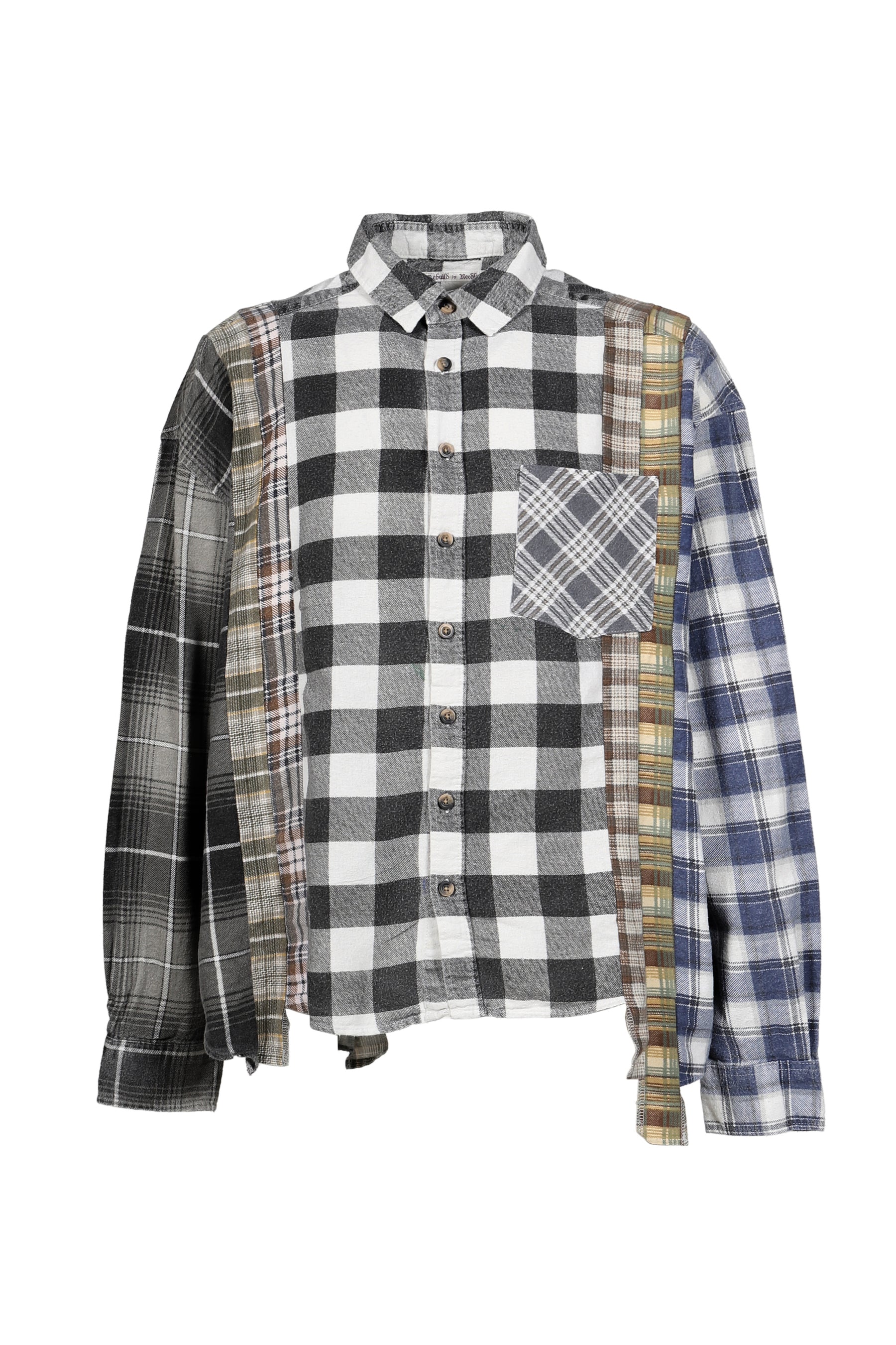 FLANNEL SHIRT -> 7 CUTS WIDE SHIRT / ASSORTED