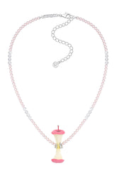 APPLE CORE PEARL NECKLACE / PNK