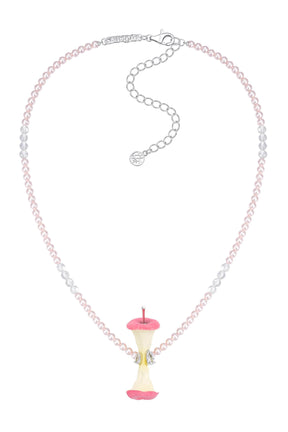 APPLE CORE PEARL NECKLACE / PNK