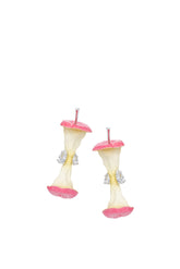 APPLE CORE EARRING / PNK