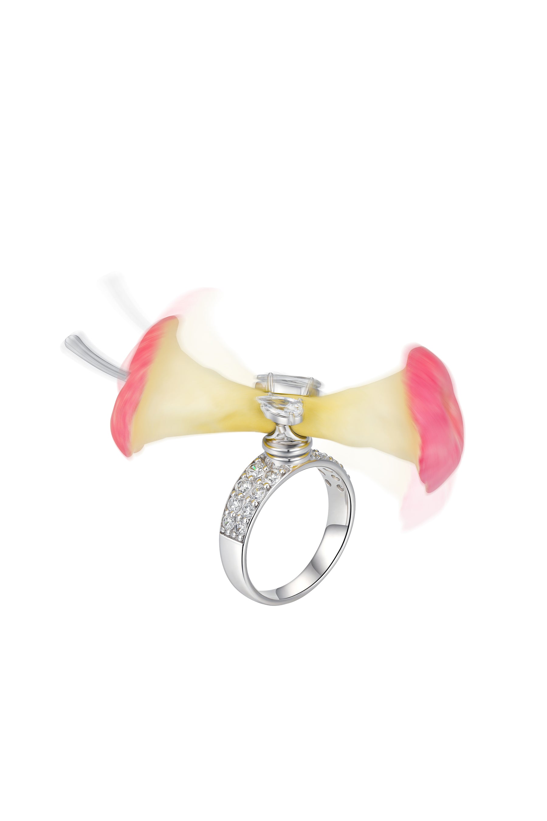 SPIN APPLE CORE RING / PNK
