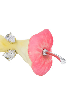 APPLE CORE HAIR PIN / PNK