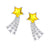 CRYSTAL METEOR STUD EARRING / YEL