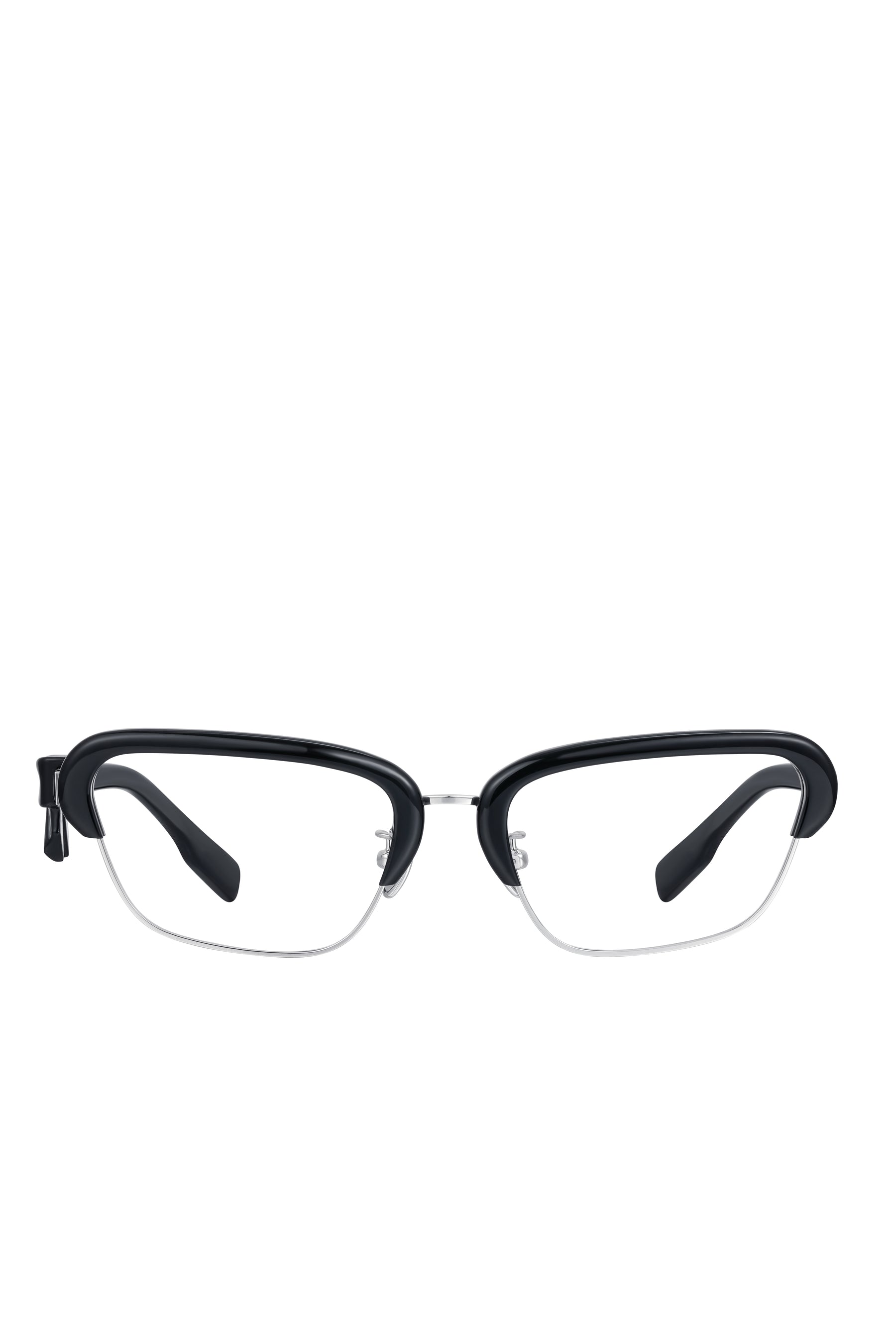 BOW-ADORNED TEMPLE GLASSES / BLK