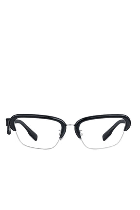 BOW-ADORNED TEMPLE GLASSES / BLK