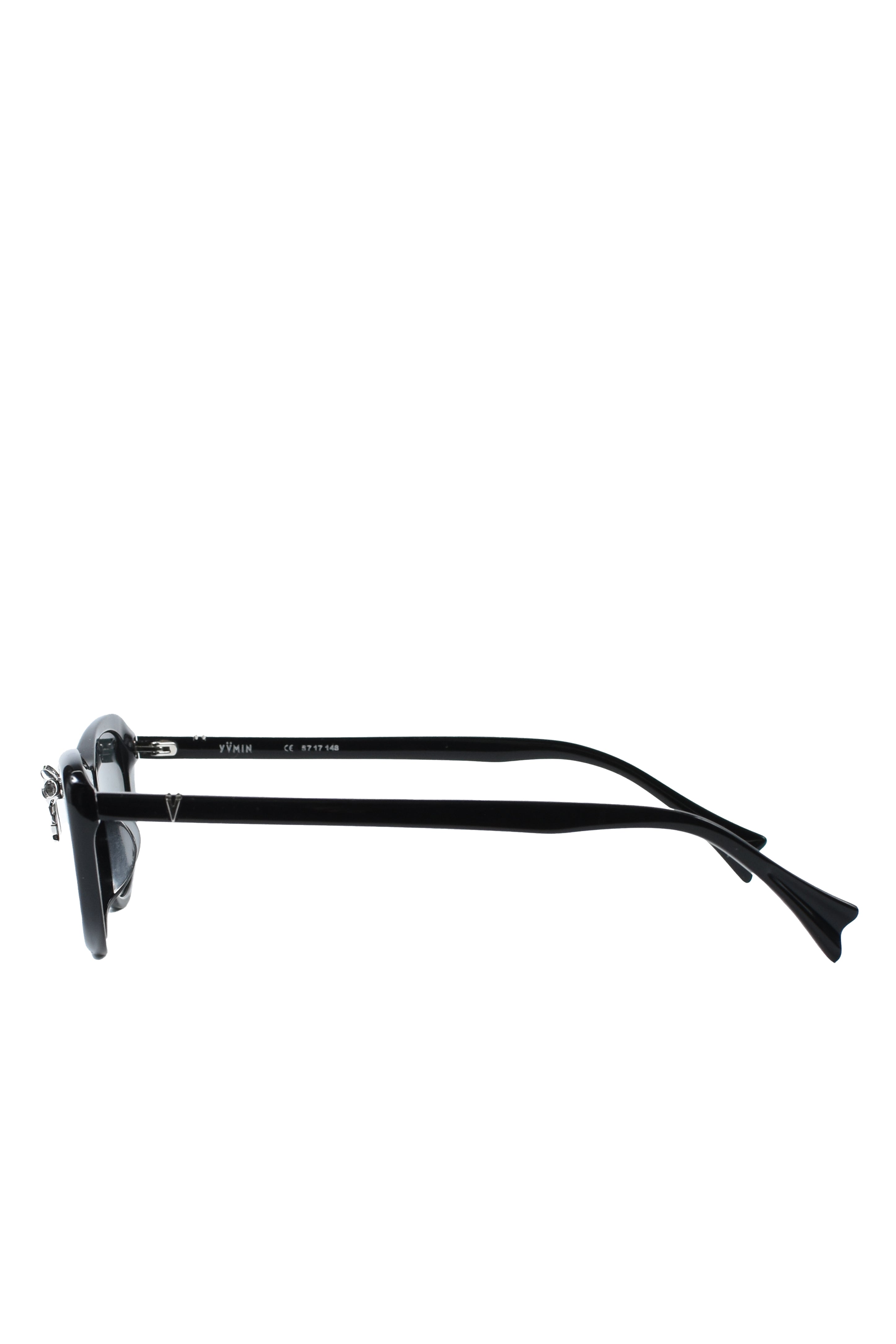 YVMIN L RIBBON SUNGLASSES ブラック YVMIN イヴミン NUBIAN限定 METAL RIBBON SUNGLASSES (EXCLUSIVE