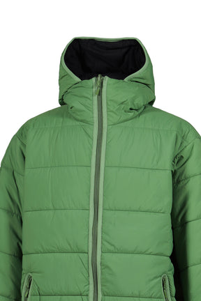 TECH REVERSIBLE CLIMBERS PUFF JACKET / GRN BLK