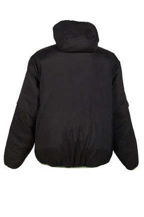 TECH REVERSIBLE CLIMBERS PUFF JACKET / GRN BLK