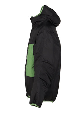 TECH REVERSIBLE CLIMBERS PUFF JACKET / GRN BLK