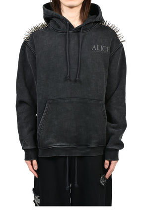 DEEGAN PULLOVER HOODIE / BLK