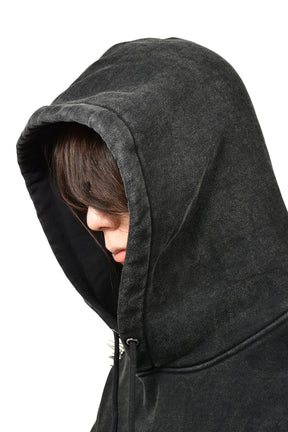 DEEGAN PULLOVER HOODIE / BLK