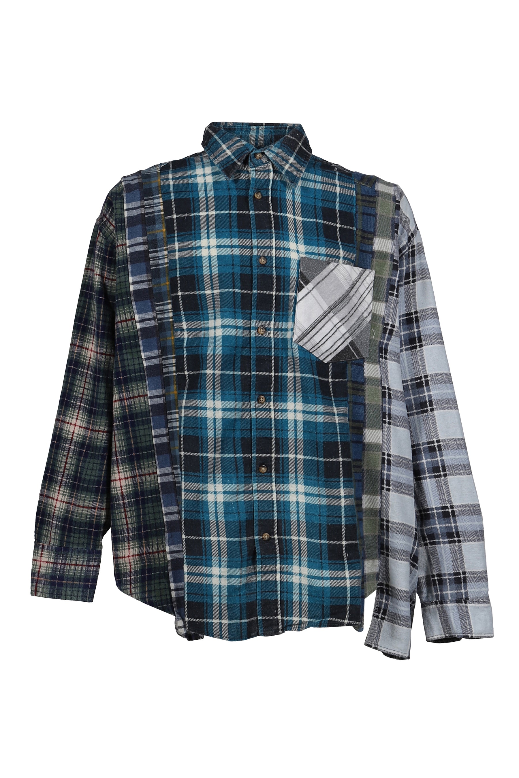 FLANNEL SHIRT -> 7 CUTS WIDE SHIRT / ASSORT