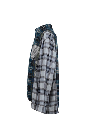 FLANNEL SHIRT -> 7 CUTS WIDE SHIRT / ASSORT