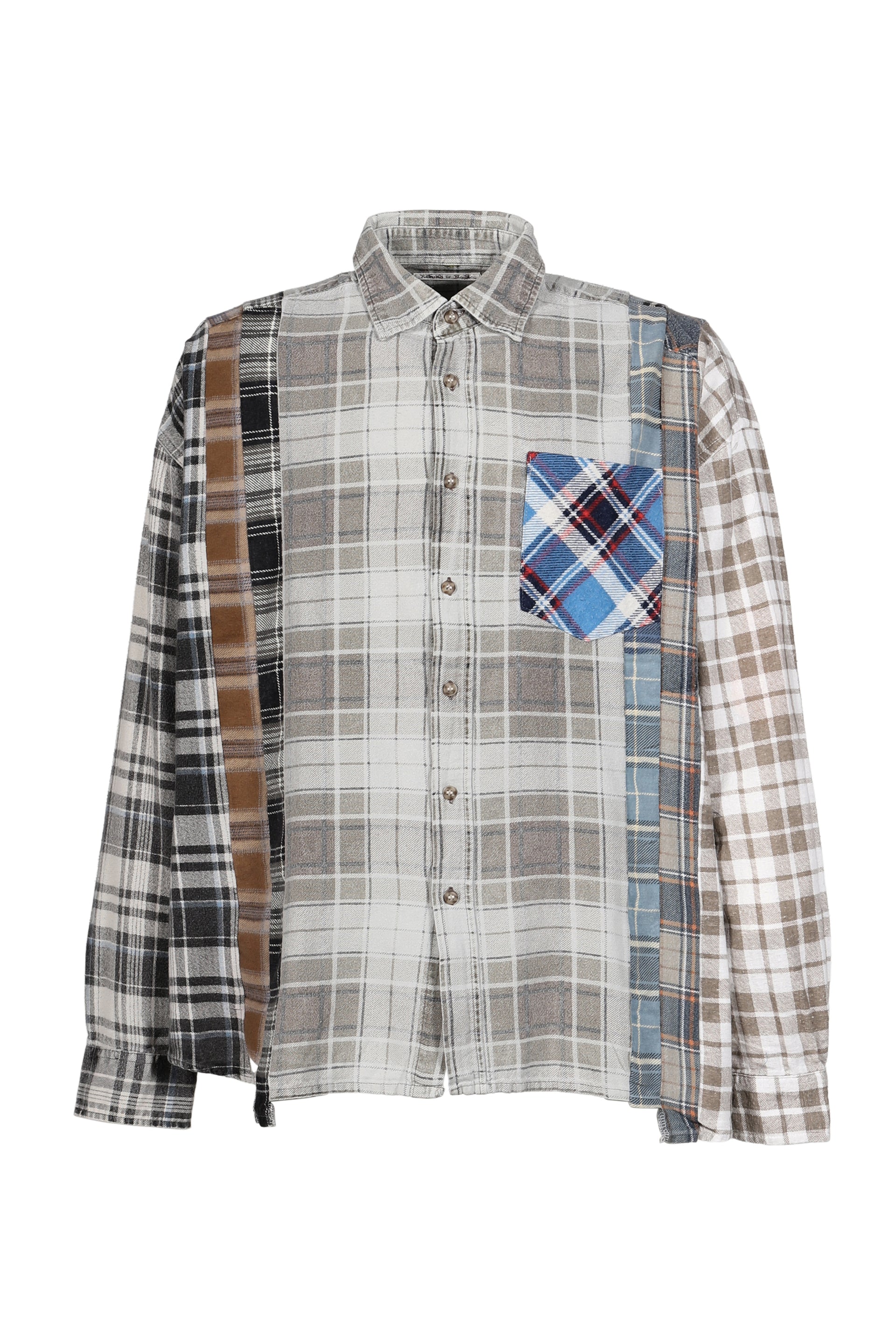 FLANNEL SHIRT -> 7 CUTS WIDE SHIRT / ASSORTED