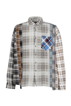 FLANNEL SHIRT -> 7 CUTS WIDE SHIRT / ASSORTED