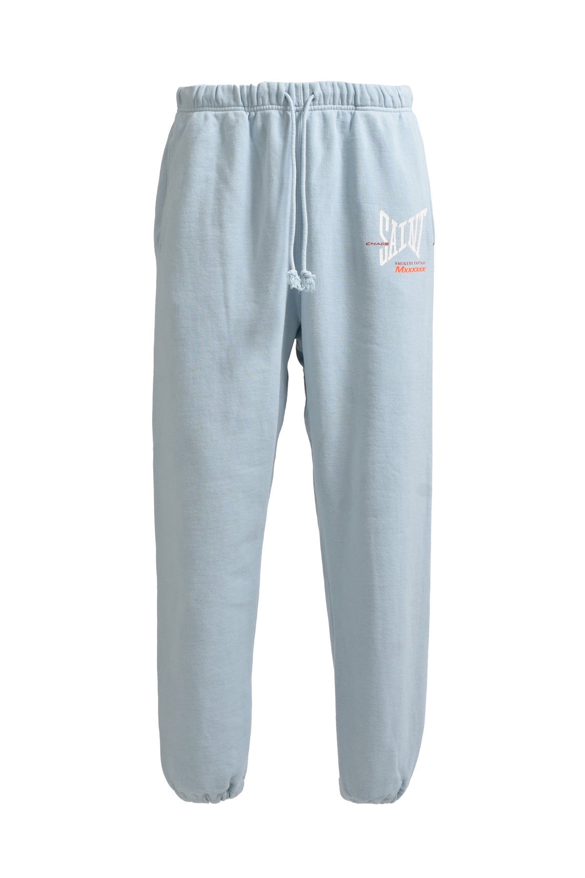 SWEAT PANTS/RIBON SAINT / BLU