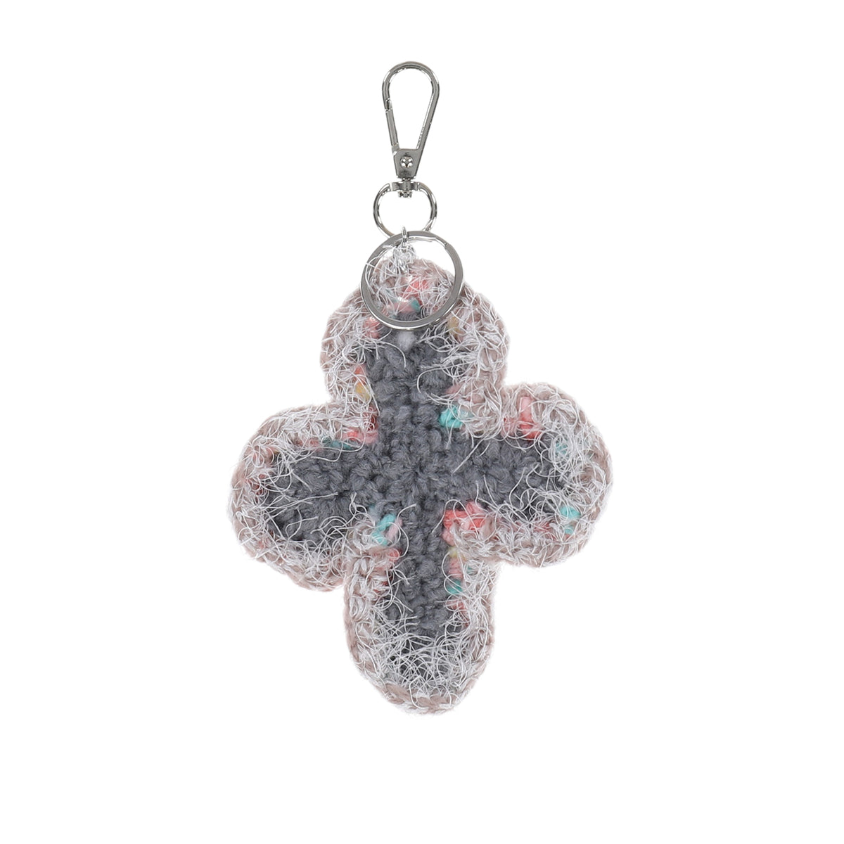 Y.A.R.N. ヤーン SS26 3D CROSS KEYCHAIN / MULTI - NUBIAN ヌビアン