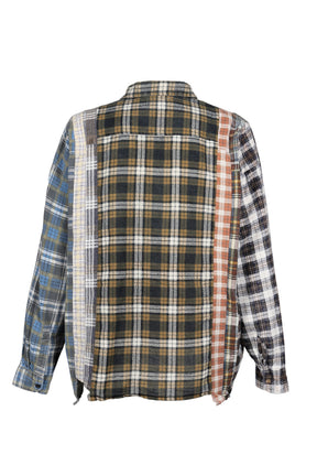 FLANNEL SHIRT -> 7 CUTS WIDE SHIRT / ASSORTED