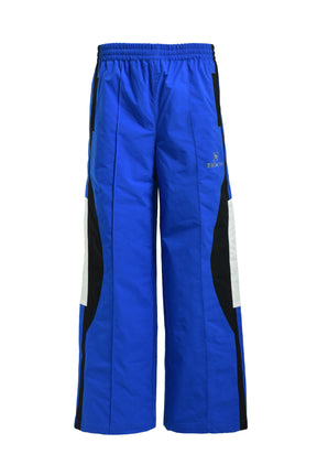 CREST LOGO WARM UP PANTS / BLU 