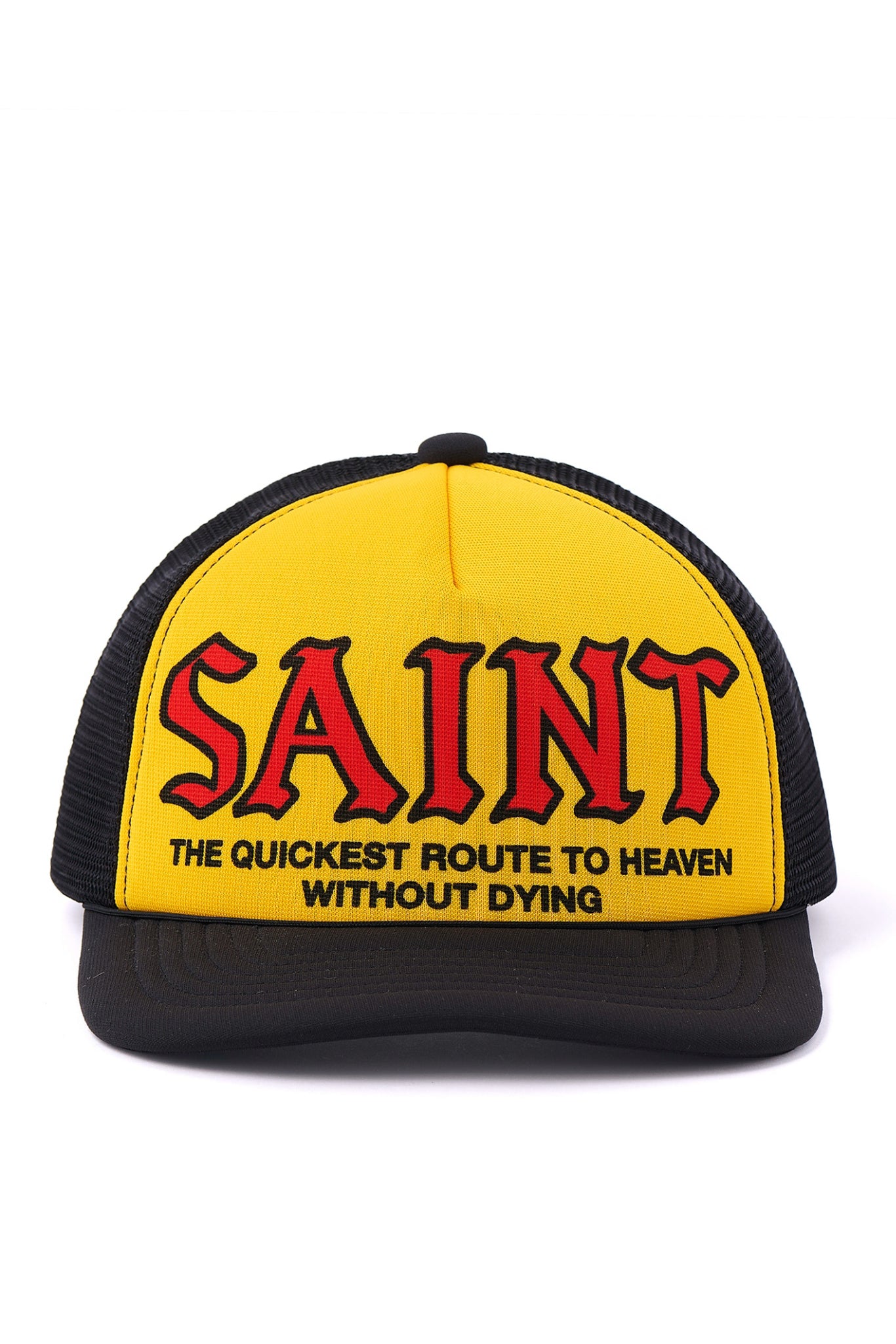 MESH CAP/SAINT / YEL/BLK