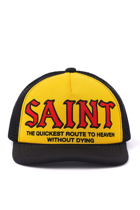 MESH CAP/SAINT / YEL/BLK