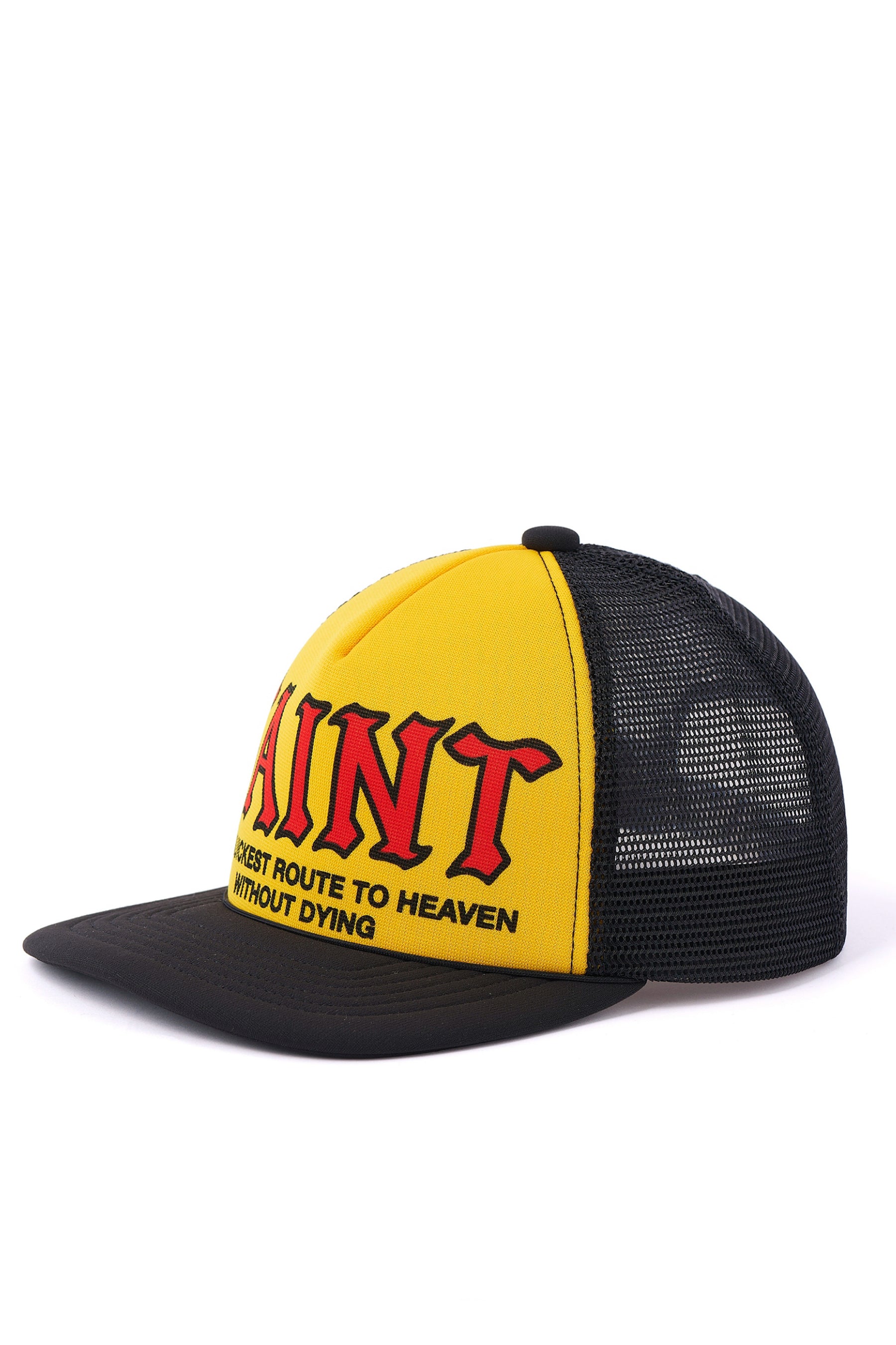 MESH CAP/SAINT / YEL/BLK