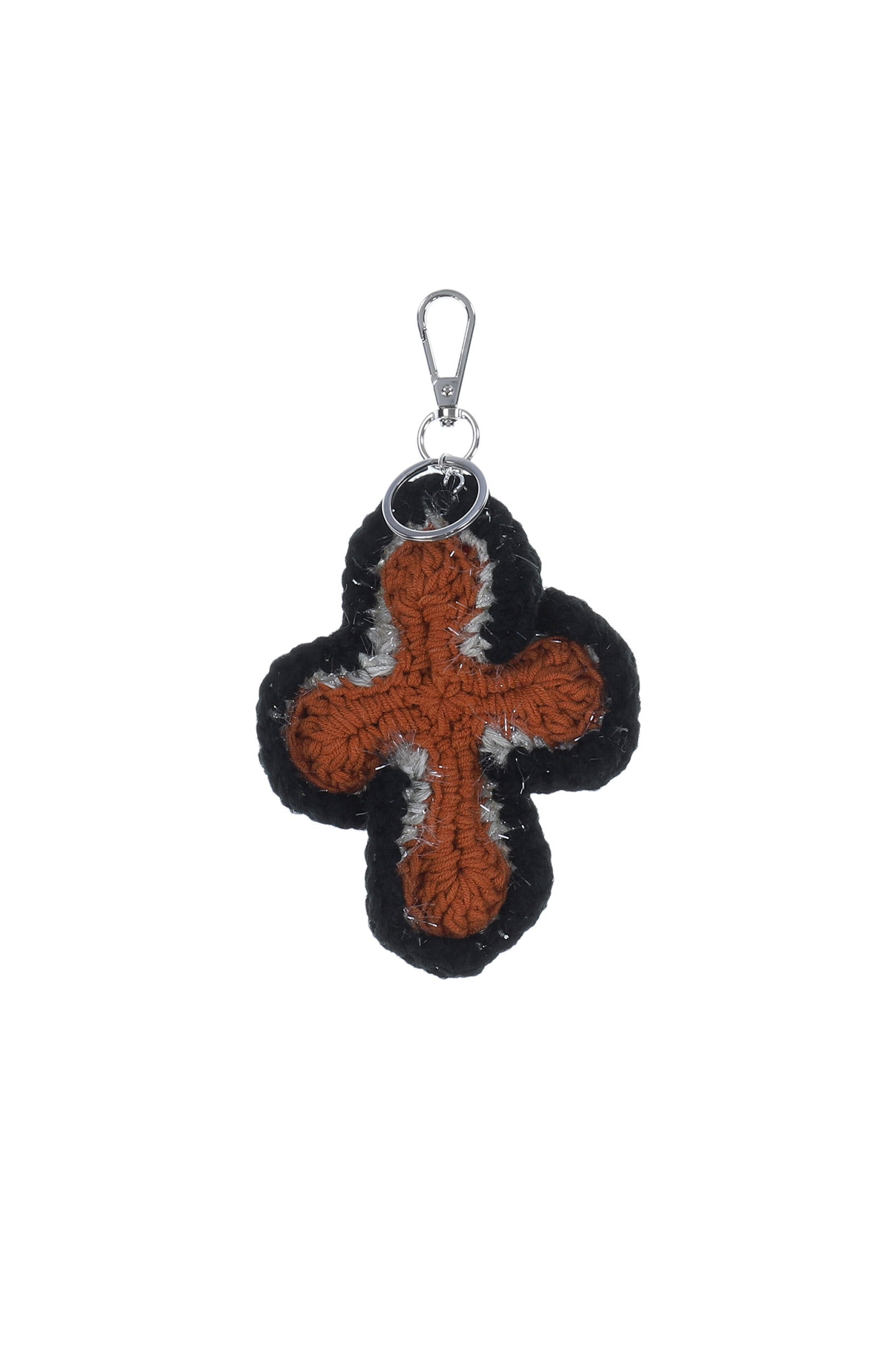Y.A.R.N. 3D CROSS KEYCHAIN ヤーン チャーム Y.A.R.N. ヤーン SS26 3D CROSS KEYCHAIN / MULTI - NUBIAN ヌビアン
