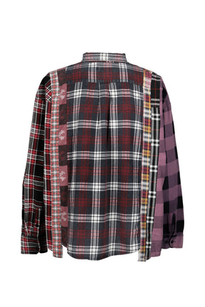FLANNEL SHIRT -> 7 CUTS WIDE SHIRT / ASSORTED