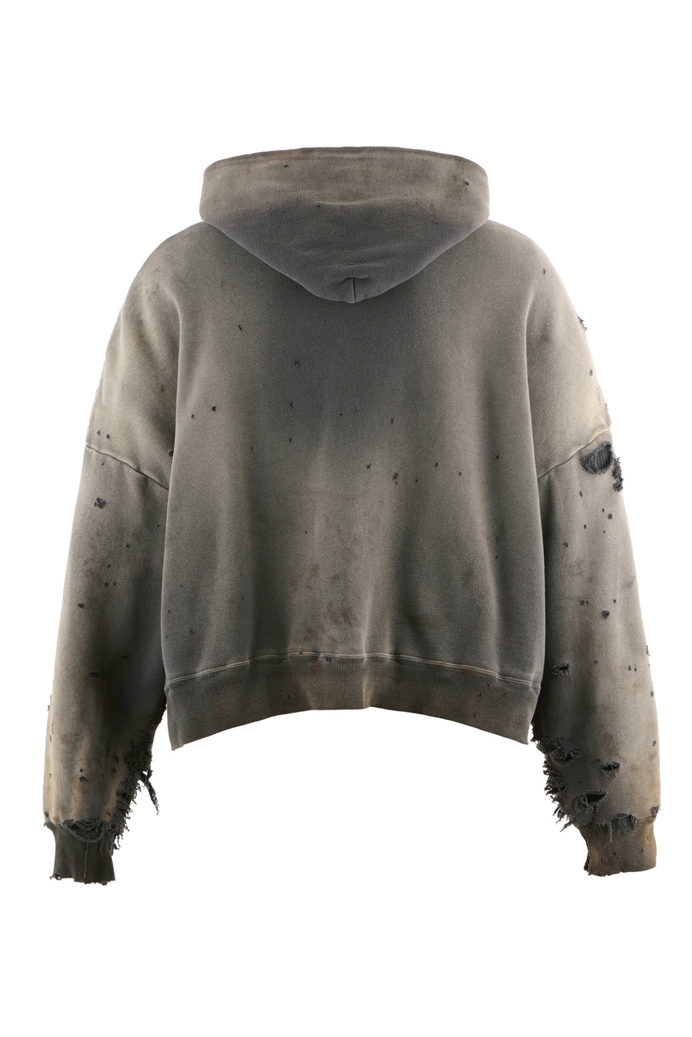 ZIP HOODIE/DOUBLE FACE / BLK