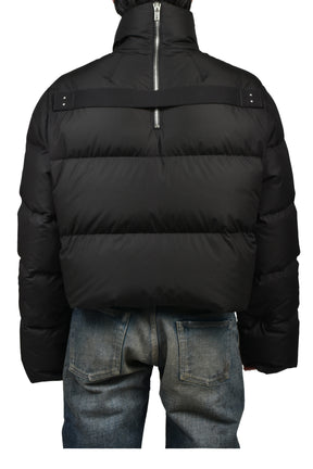 MONCLER + RICK OWENS CROPPED CYCLOPIC JACKET / BLK